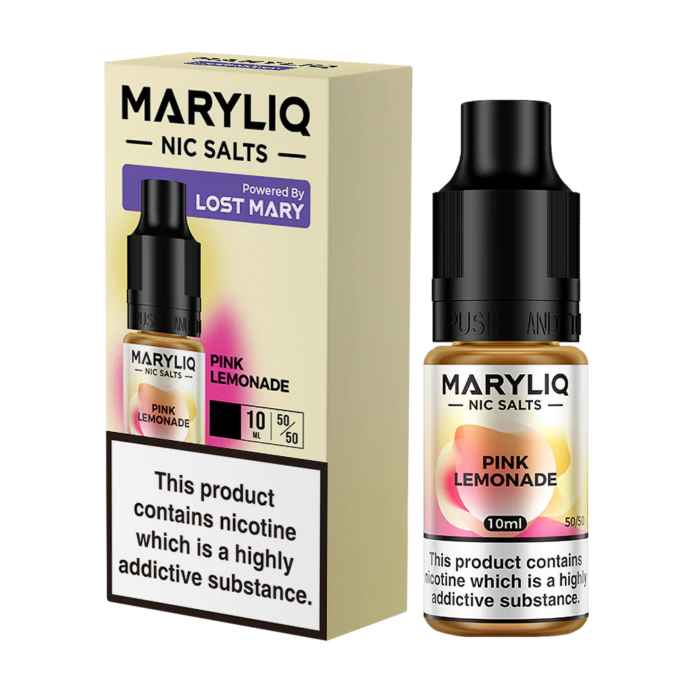 Maryliq Nic Salt Pink Lemonade (Box of 10)