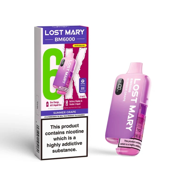 Lost Mary BM6000 Prefilled Pod Kit (Box of 5)