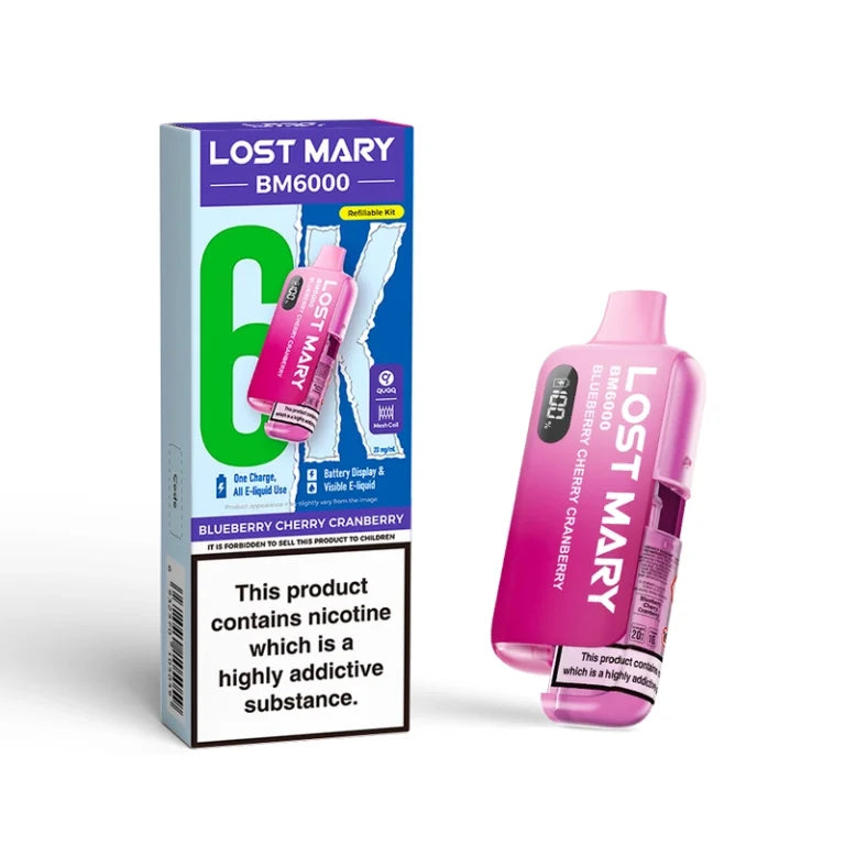 Lost Mary BM6000 Prefilled Pod Kit (Box of 5)