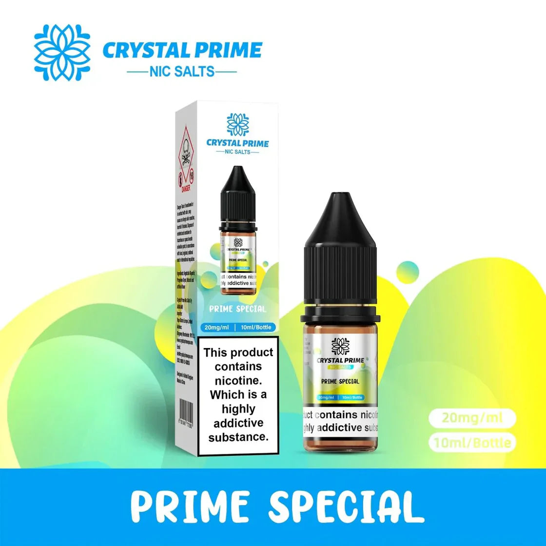 Crystal Prime Nic Salts Prime Special (Box of 10)